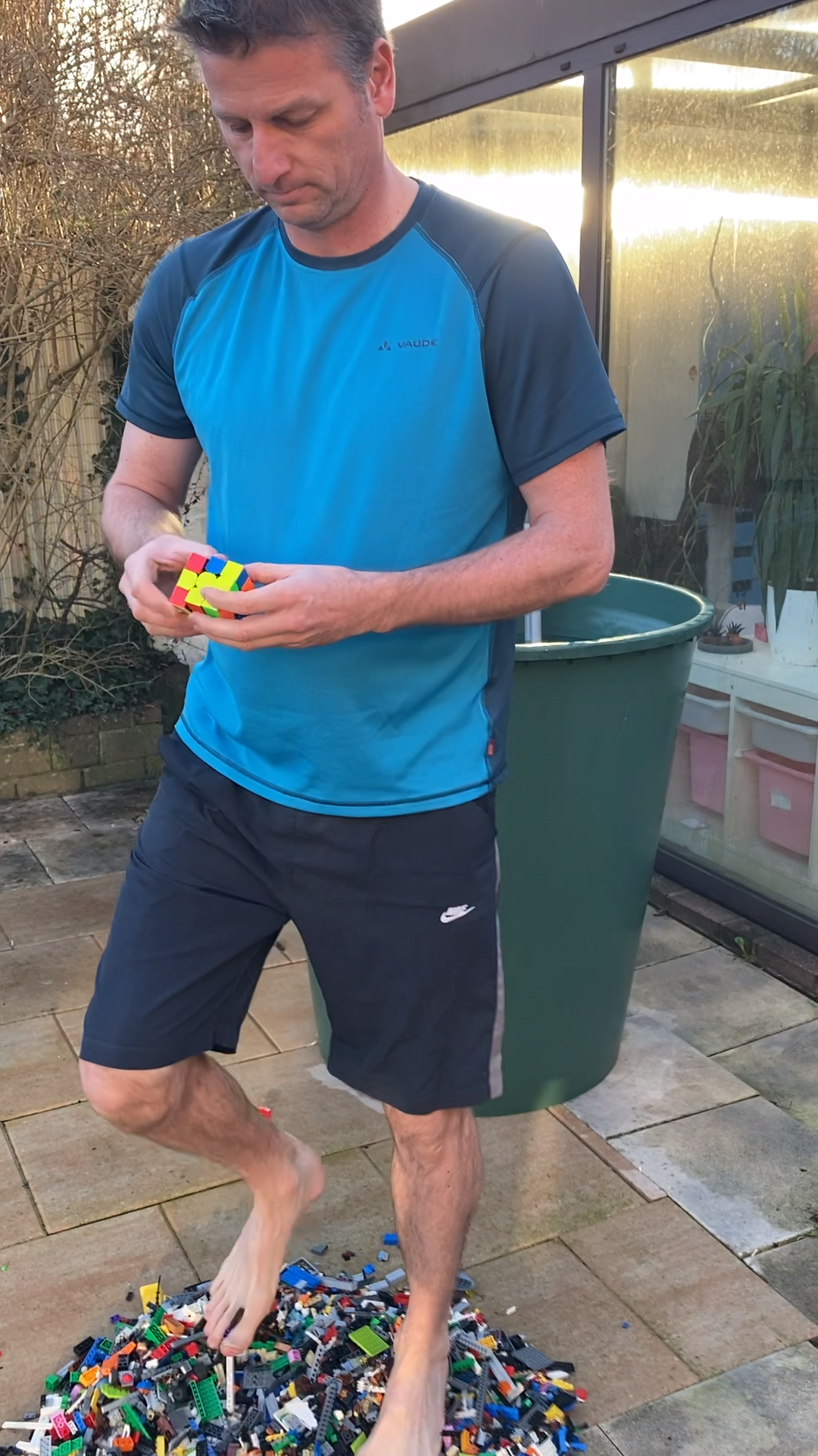 Legowalk und rubiks cube