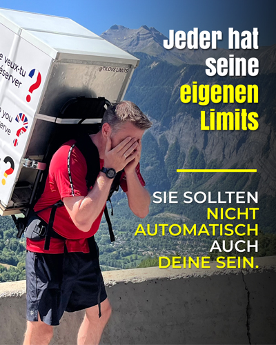 Limits Tilo Koch über persönliche Limits.