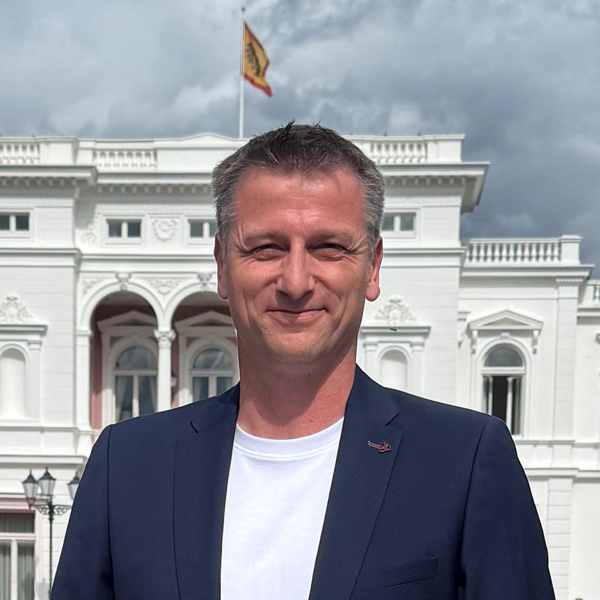Tilo Koch beim Ehrenabend des Bürgerfestes des Bundespräsidenten 2026 in der Villa Hammerschmidt in Bonn