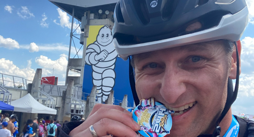 Tilo Koch als Finisher in Le Mans